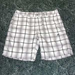 Marmot Shorts men's 40 Chino 10.5" Inseam Zip Pocket Plaid Performance Outdoor